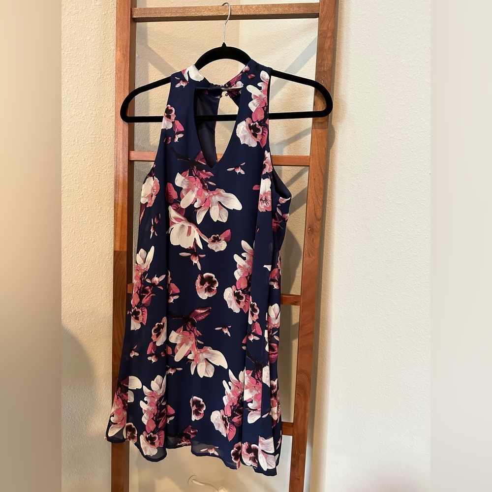 Francesca’s Navy Floral Dress